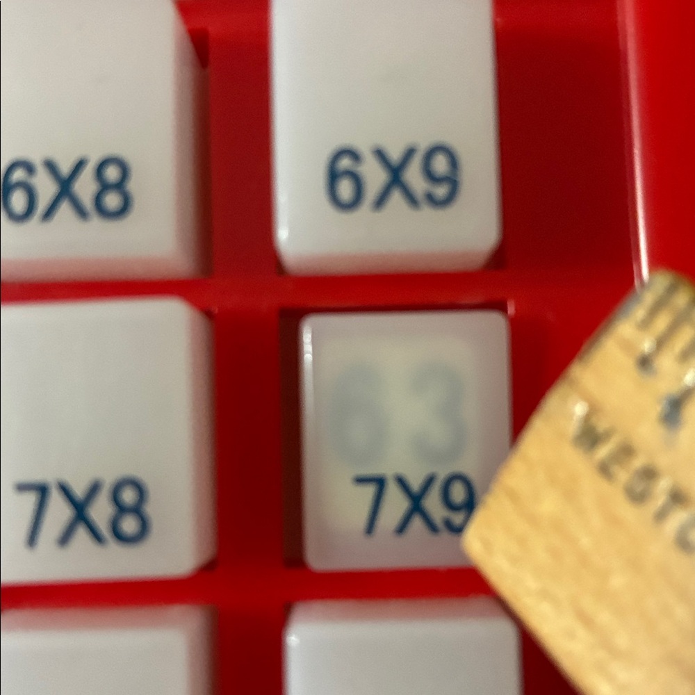 Educational Keyboard Multiplication (screen free) - Picture 4 of 9
